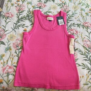 Universal Thread Fuchsia Ribbed Tank Top